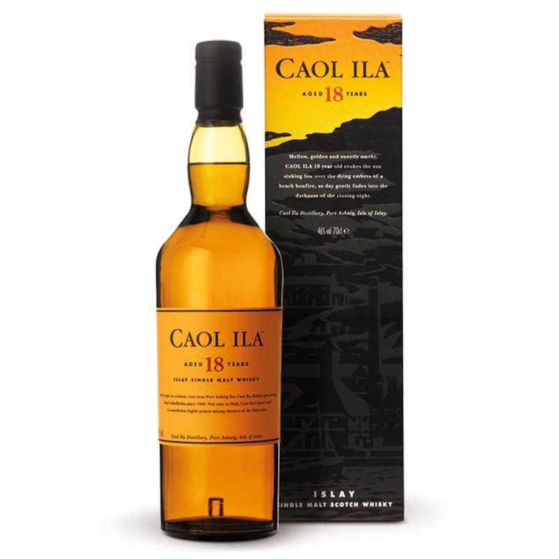 Single Malt Scotch Whisky Aged 18 Years (con astuccio) Caol Ila 70 cl
