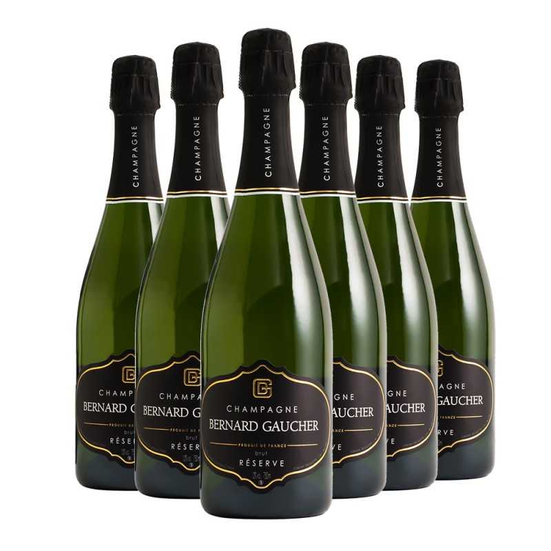 Champagne Brut Reserve Box da 6 Bottiglie Bernard Gaucher