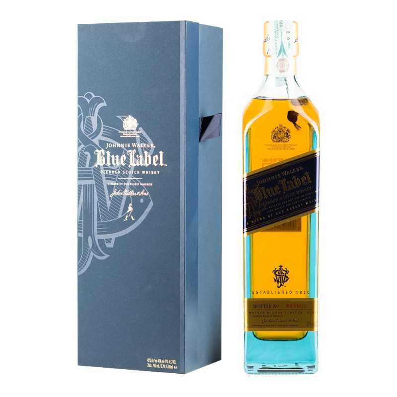 Blended Scotch Whisky Johnnie Walker Blu Label con astuccio 70 cl