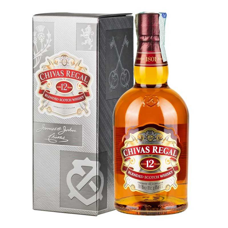 Chivas Regal Blend Scotch Whisky 12 anni