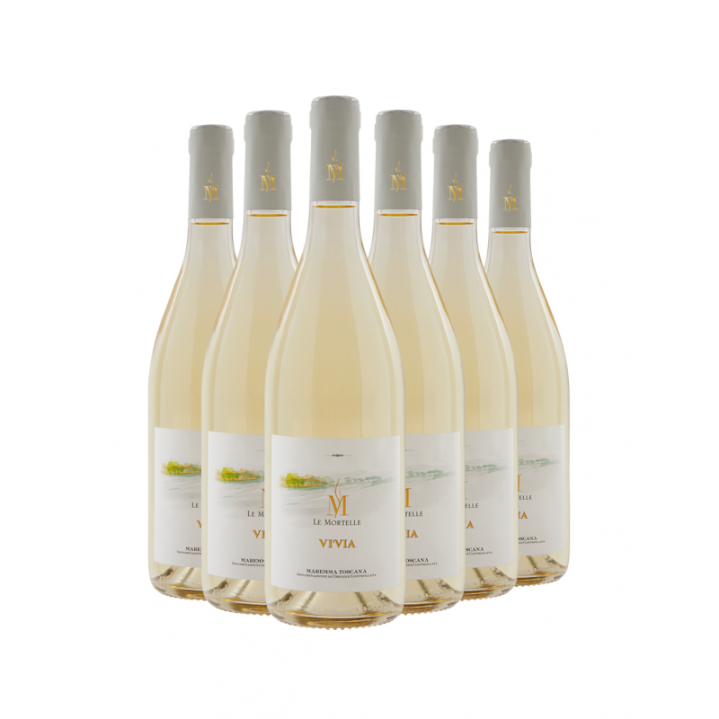 Maremma Toscana Bianco Vivia 2018 Box da 6 bottiglie