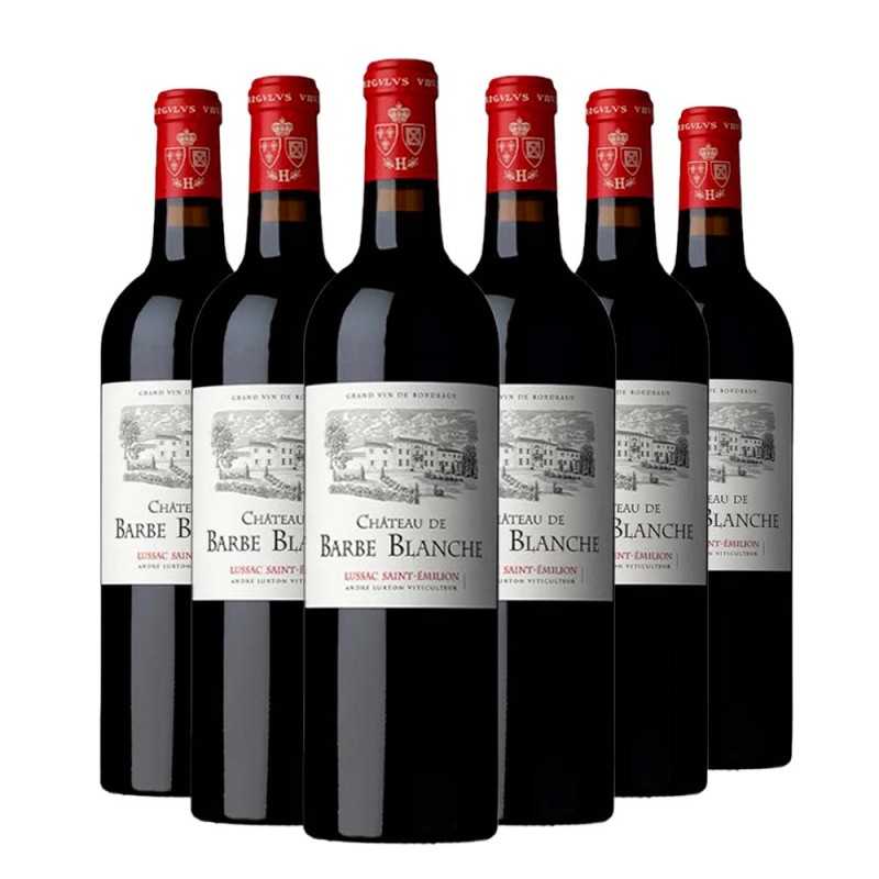 Château de Barbe Blanche Rouge Lussac-Saint-Emilion AOC 2019 Box da 6 bottiglie