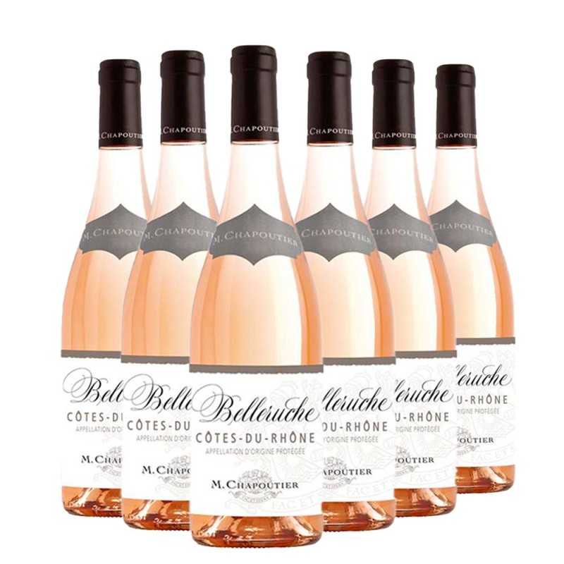 Côtes du Rhône "Belleruche" Rosé 2023 Box da 6 bottiglie