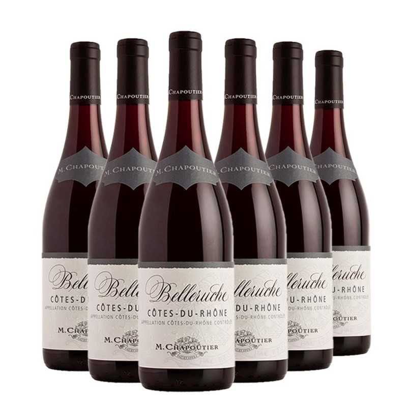 Côtes du Rhône Belleruche Rouge 2022 Box da 6 bottiglie